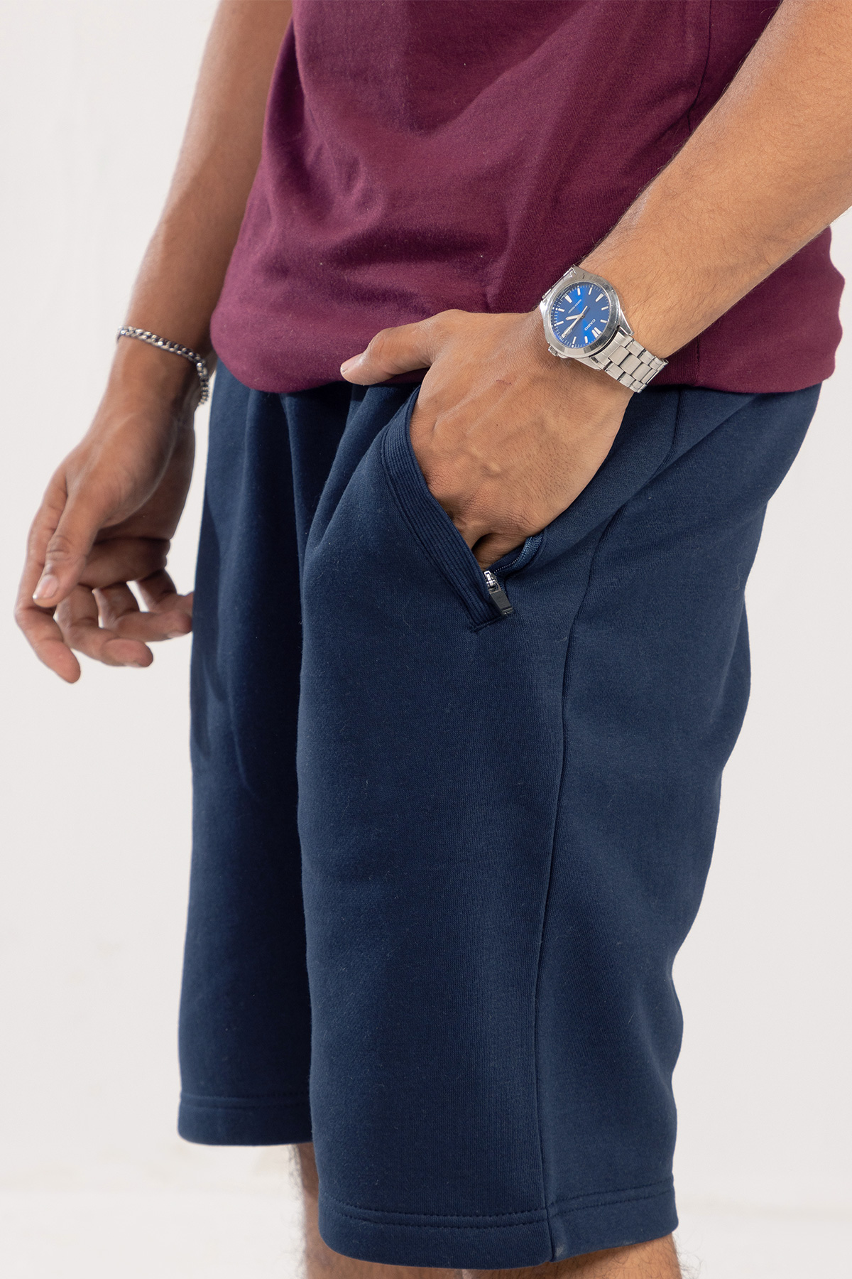 The Classic Men's T-Shirt Maroon - Image 4