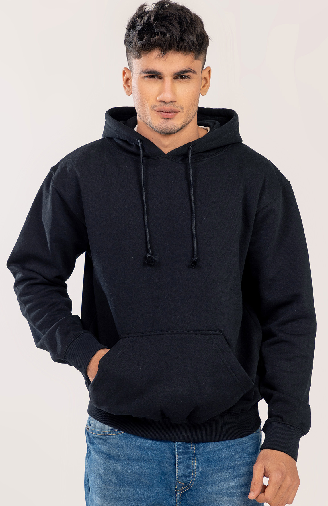 mens black pullover hoodie
