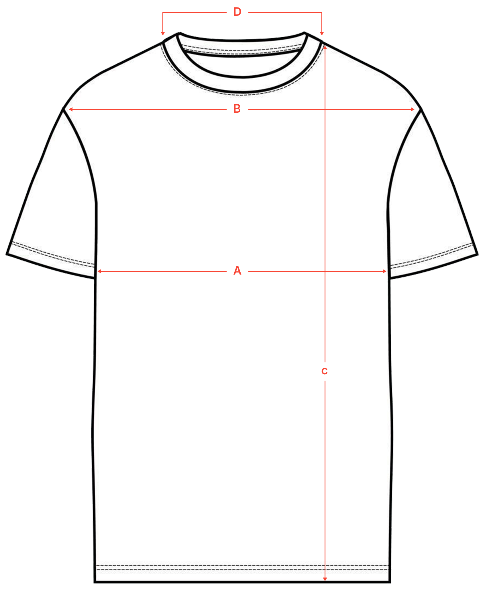 T-Shirt-wireframe